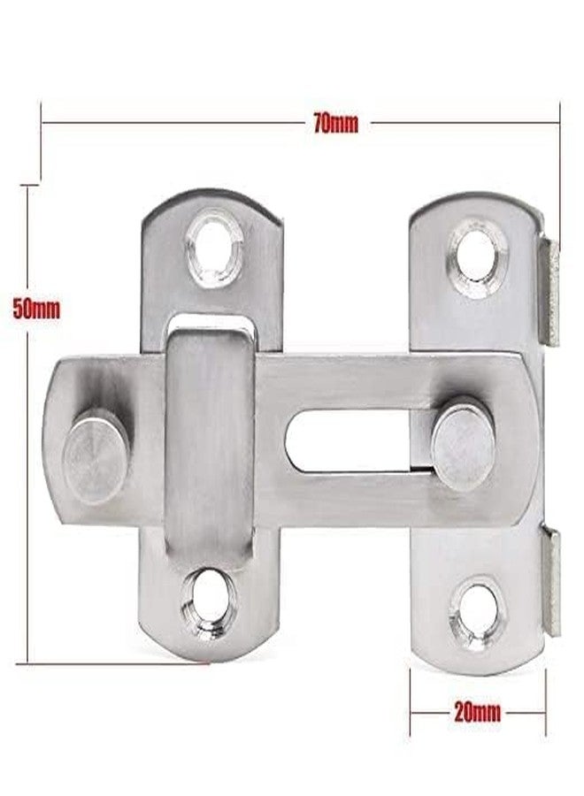 Bitrexup Flip Barn Door Lock | Stainless Steel Latch | Safety Sliding Barn Door Lock | Hook Lock Latch for Barn Door Latches, Sliding Door Antique Lock, Gate Latches, Wine Cabinet Closet.(1) - Image 5